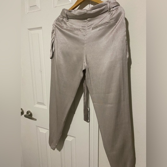 Current Air anthropologie Silver / cream Lining Pants size small - Picture 8 of 16